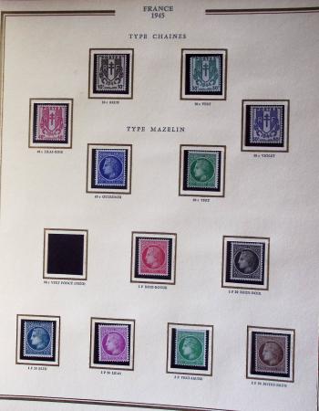 1900-1989, Collection de timbres neufs de France en