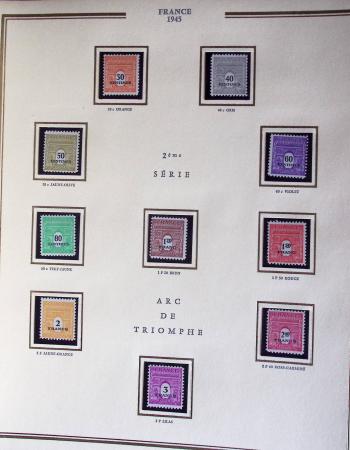 1900-1989, Collection de timbres neufs de France en