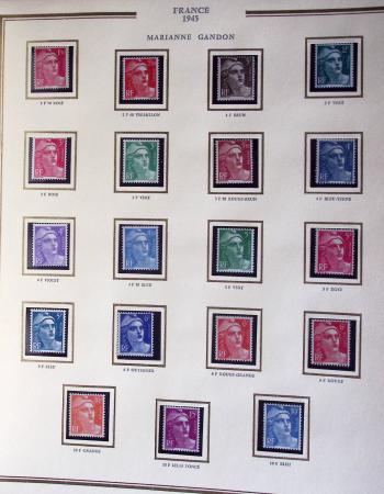 1900-1989, Collection de timbres neufs de France en