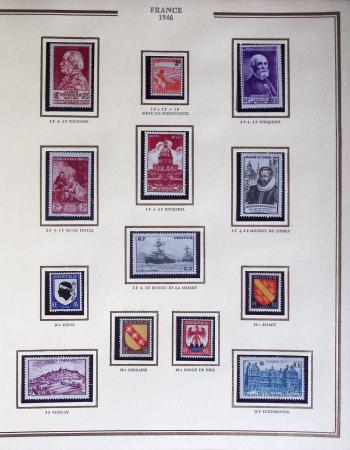 1900-1989, Collection de timbres neufs de France en