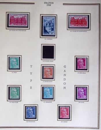 1900-1989, Collection de timbres neufs de France en