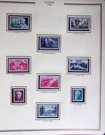1900-1989, Collection de timbres neufs de France en
