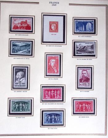 1900-1989, Collection de timbres neufs de France en