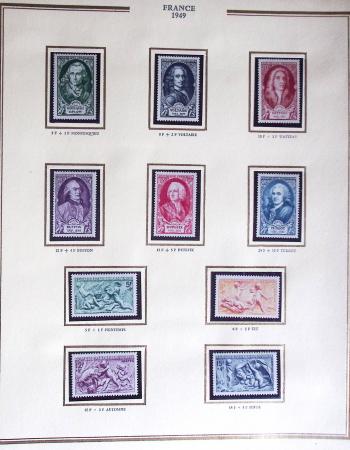 1900-1989, Collection de timbres neufs de France en