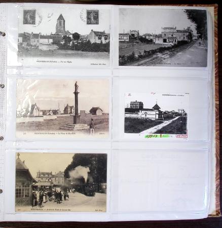 CALVADOS Jolie collection de CPA en 24 albums, avec