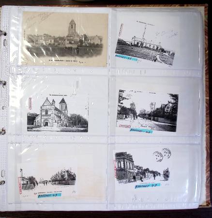 CALVADOS Jolie collection de CPA en 24 albums, avec