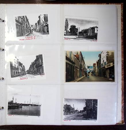 CALVADOS Jolie collection de CPA en 24 albums, avec