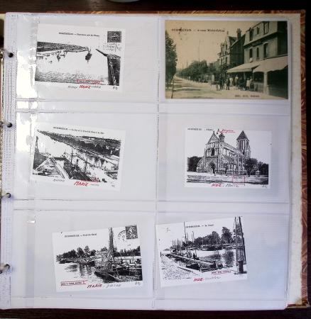 CALVADOS Jolie collection de CPA en 24 albums, avec
