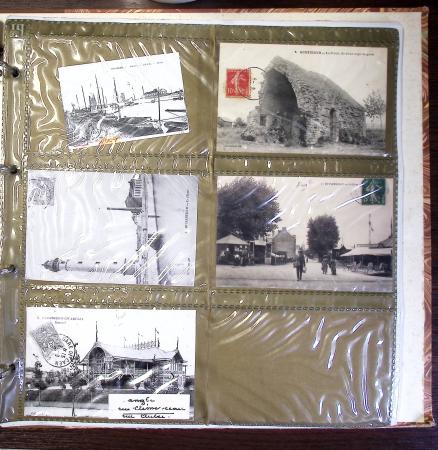 CALVADOS Jolie collection de CPA en 24 albums, avec