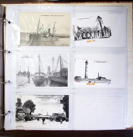CALVADOS Jolie collection de CPA en 24 albums, avec