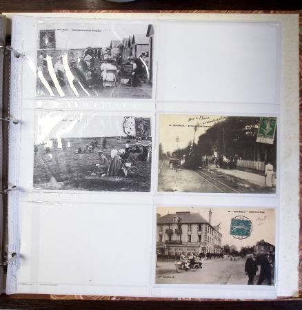CALVADOS Jolie collection de CPA en 24 albums, avec