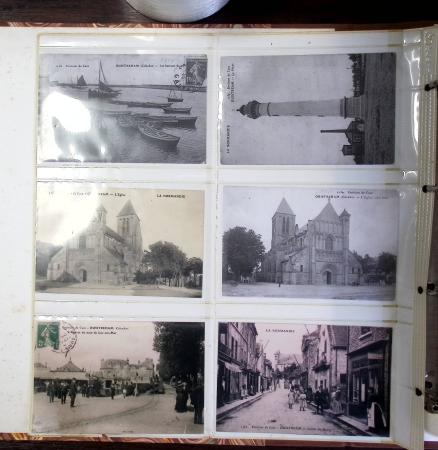 CALVADOS Jolie collection de CPA en 24 albums, avec