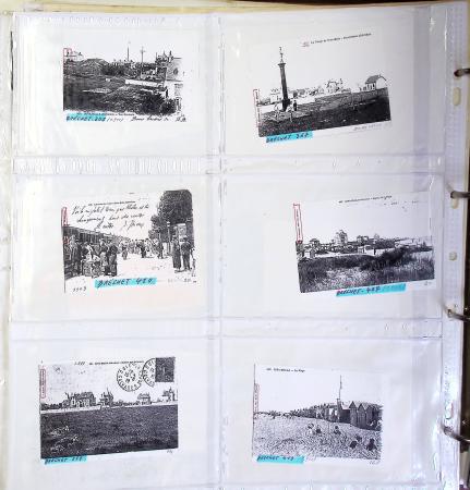 CALVADOS Jolie collection de CPA en 24 albums, avec