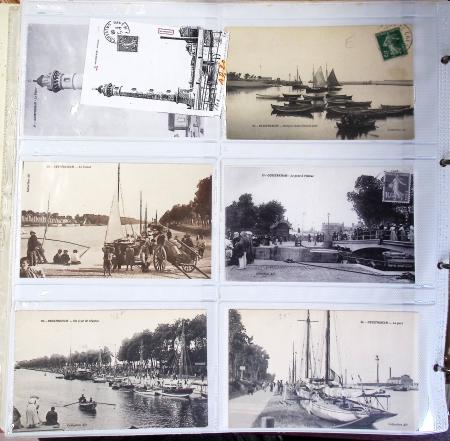 CALVADOS Jolie collection de CPA en 24 albums, avec