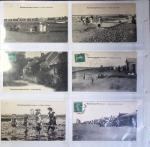 CALVADOS Jolie collection de CPA en 24 albums, avec