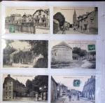 CALVADOS Jolie collection de CPA en 24 albums, avec