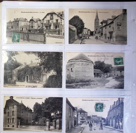 CALVADOS Jolie collection de CPA en 24 albums, avec
