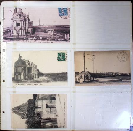 CALVADOS Jolie collection de CPA en 24 albums, avec