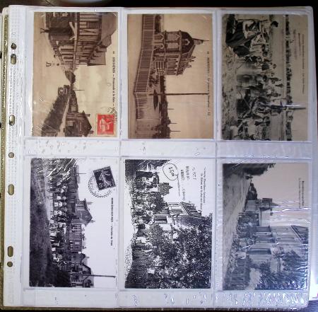 CALVADOS Jolie collection de CPA en 24 albums, avec