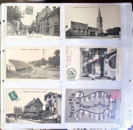 CALVADOS Jolie collection de CPA en 24 albums, avec