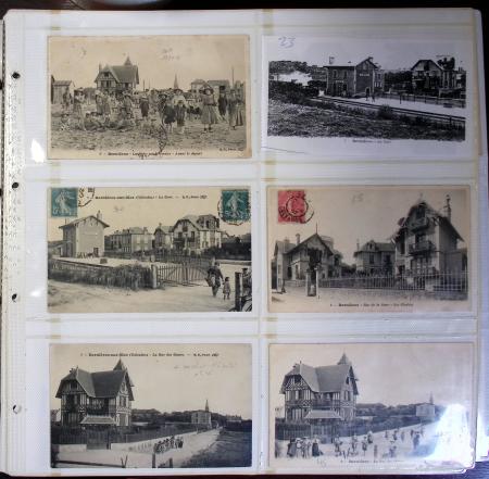 CALVADOS Jolie collection de CPA en 24 albums, avec