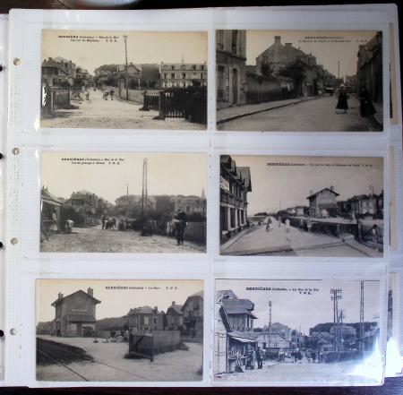 CALVADOS Jolie collection de CPA en 24 albums, avec