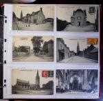 CALVADOS Jolie collection de CPA en 24 albums, avec
