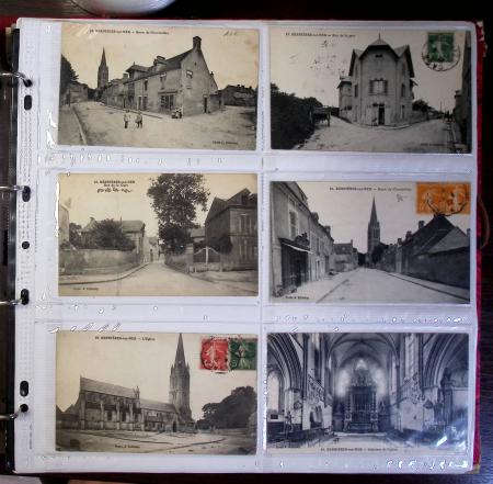 CALVADOS Jolie collection de CPA en 24 albums, avec