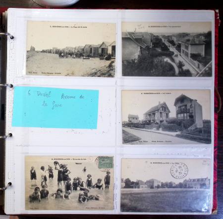 CALVADOS Jolie collection de CPA en 24 albums, avec