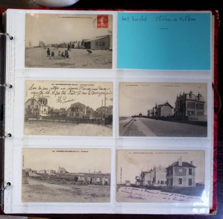 CALVADOS Jolie collection de CPA en 24 albums, avec