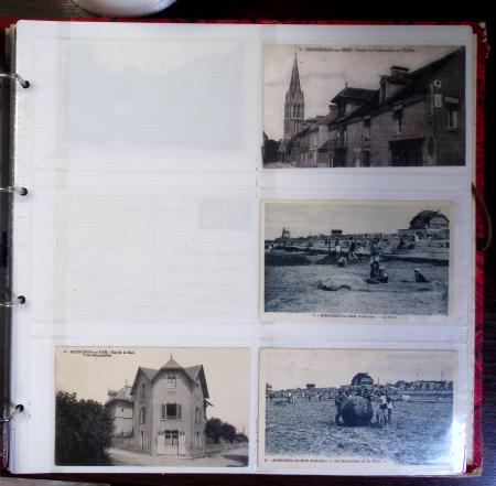 CALVADOS Jolie collection de CPA en 24 albums, avec