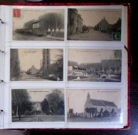 CALVADOS Jolie collection de CPA en 24 albums, avec