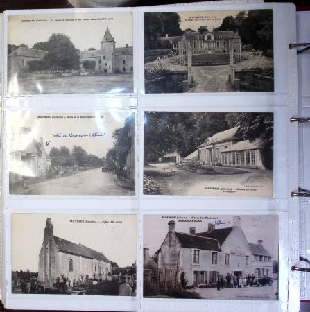 CALVADOS Jolie collection de CPA en 24 albums, avec