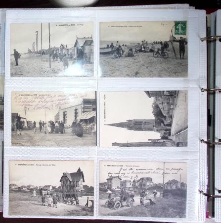CALVADOS Jolie collection de CPA en 24 albums, avec