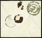 N°29 OBL losange de points "AR 13e C" + CAD "Armée du Rhin Bau AL" (21 oct 70) sur ballon monté pour Concarneau réexpédié à Nantes (arrivées 3 nov)