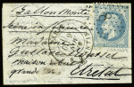 N°29 OBL étoile 8 + CAD "Paris R. d'Antin" (9 nov 70)