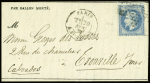 N°29 OBL étoile 2 + CAD "Paris R. St Lazare" (20 nov