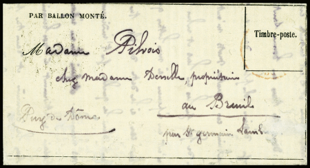 Gazette des Absents n°11 (timbre décollé par immersion) avec au verso arrivée CAD T16 "St Germain Lembron (62)" (2 janv 71 - Puy de Dôme)