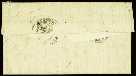 N°37 OBL étoile 1 + CAD "Paris Pl. de la Bourse" (16