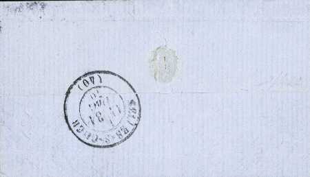 N°37 OBL étoile 1 + CAD "Paris Pl. de la Bourse" (16
