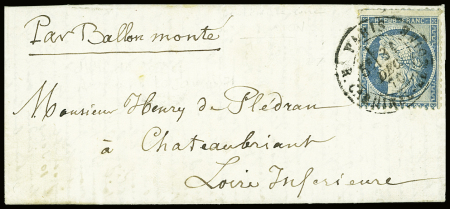 N°37 OBL CAD "Paris R. Cardinal Lemoine" (31 dec 70)