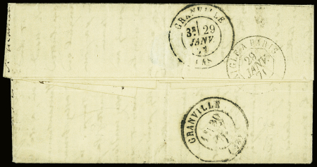 N°37 OBL étoile 20 + CAD "Paris R. St DOMque St Gn