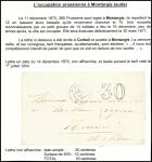 4 lettres de militaires dans le Loiret en 1870 - 1871 : Pithiviers - Montargis - Orléans (2) + 2 cartes commémoratives. TB