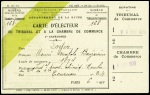 N°107A OBL Paris R. de Rennes (1929) sur carte postale électorale. TB