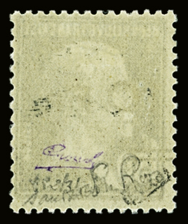 N°4 Pasteur 10F sur 1f50 bleu, neuf avec trace de charnière,