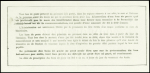 Bon de poste 5c Sage bleu. Un franc OBL CAD "Paris exposition Rapp" (20 oct 1900) (SAG F1). TB