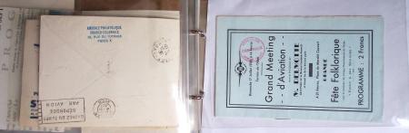 1910-80 Collection de lettre et documents concernant