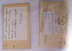 1910-80 Collection de lettre et documents concernant