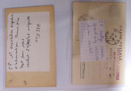 1910-80 Collection de lettre et documents concernant