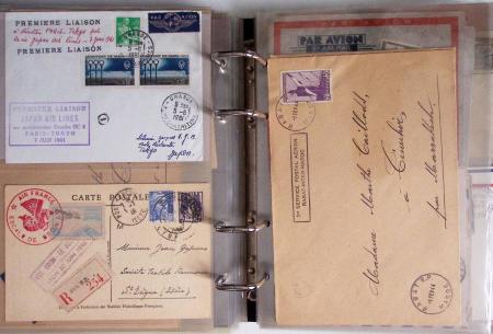 1910-80 Collection de lettre et documents concernant